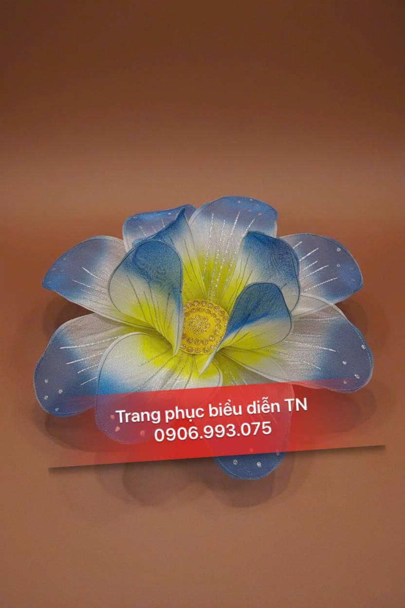 DC21 - Hoa Múa Xanh Dương Loang Vàng