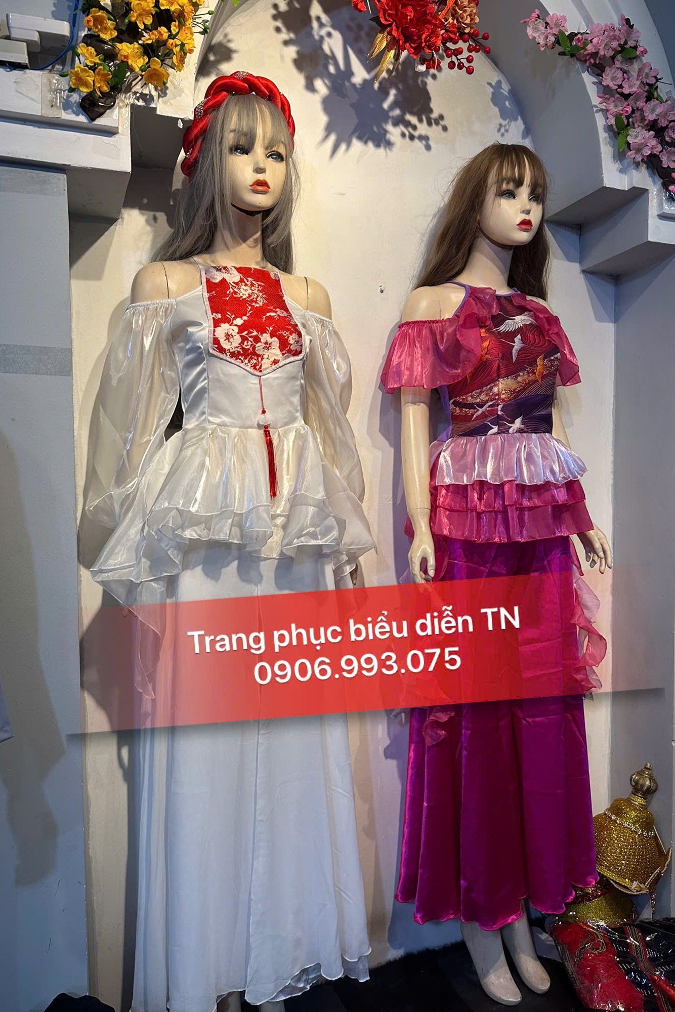 VM10 - Trang phục Váy Múa Trắng