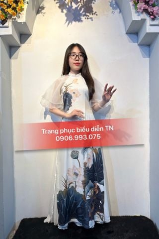  AD10 - Trang phục Áo Dài Trắng Nữ Cánh Tiên 