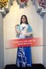 AD04 - Trang phục Áo Dài Trắng Loang Sóng Xanh