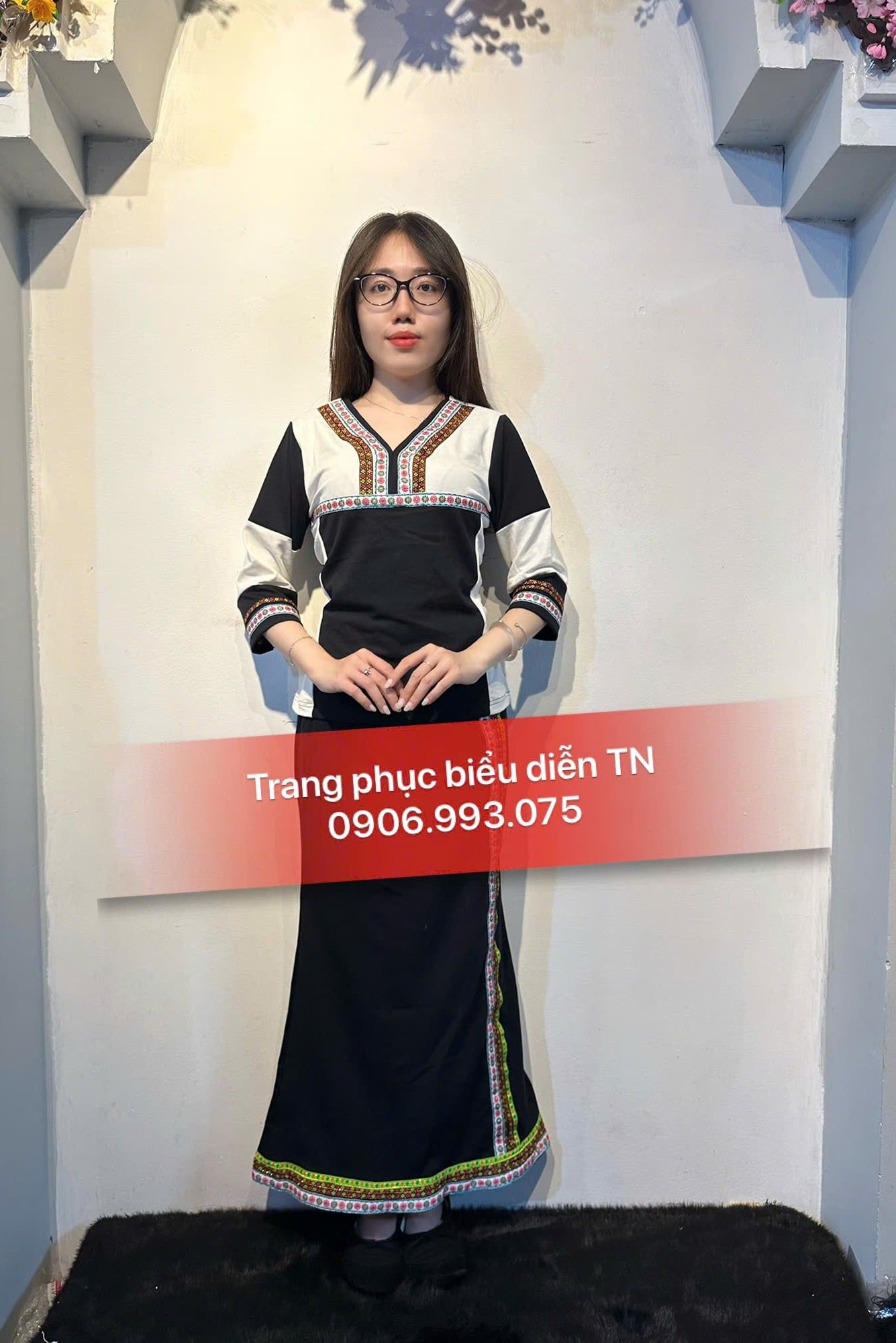 DT87 - Trang Phục Dân Tộc Raglay Nữ