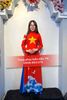 AD06 - Trang phục Áo Dài Đỏ Sao Vàng Nữ