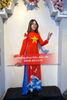 AD06 - Trang phục Áo Dài Đỏ Sao Vàng Nữ