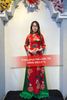 AD45 - Áo Dài Nữ Đỏ Đông Hồ