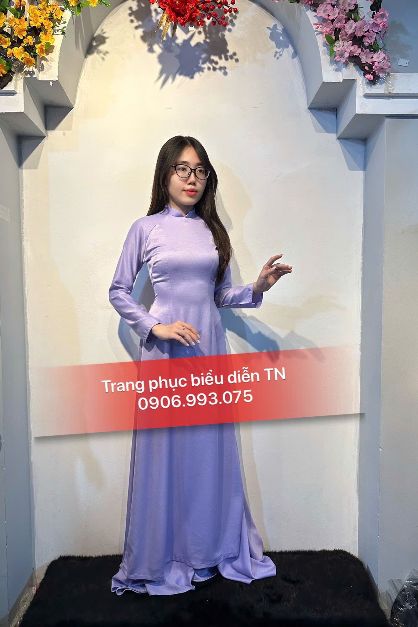 AD50 - Áo Dài Tím Cà Nữ (Lẻ)