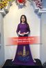 AD55 - Áo Dài Tím Huế Nữ Vẽ (Lẻ)