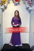 AD54 -  Áo Dài Nữ Tím Huế Kết Hạt (Lẻ)