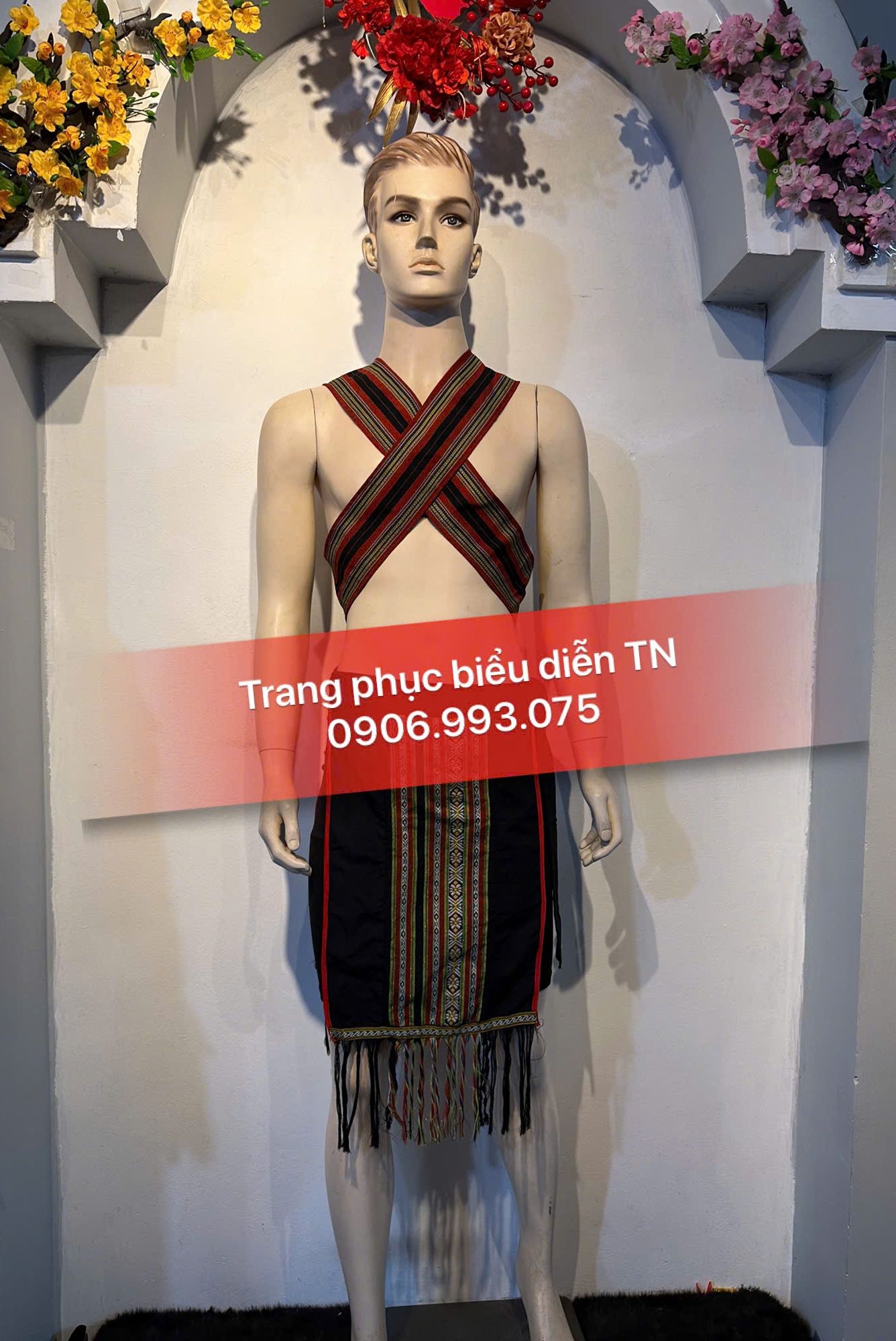 DT96A - Trang Phục Tây Nguyên Nam Thổ Cẩm