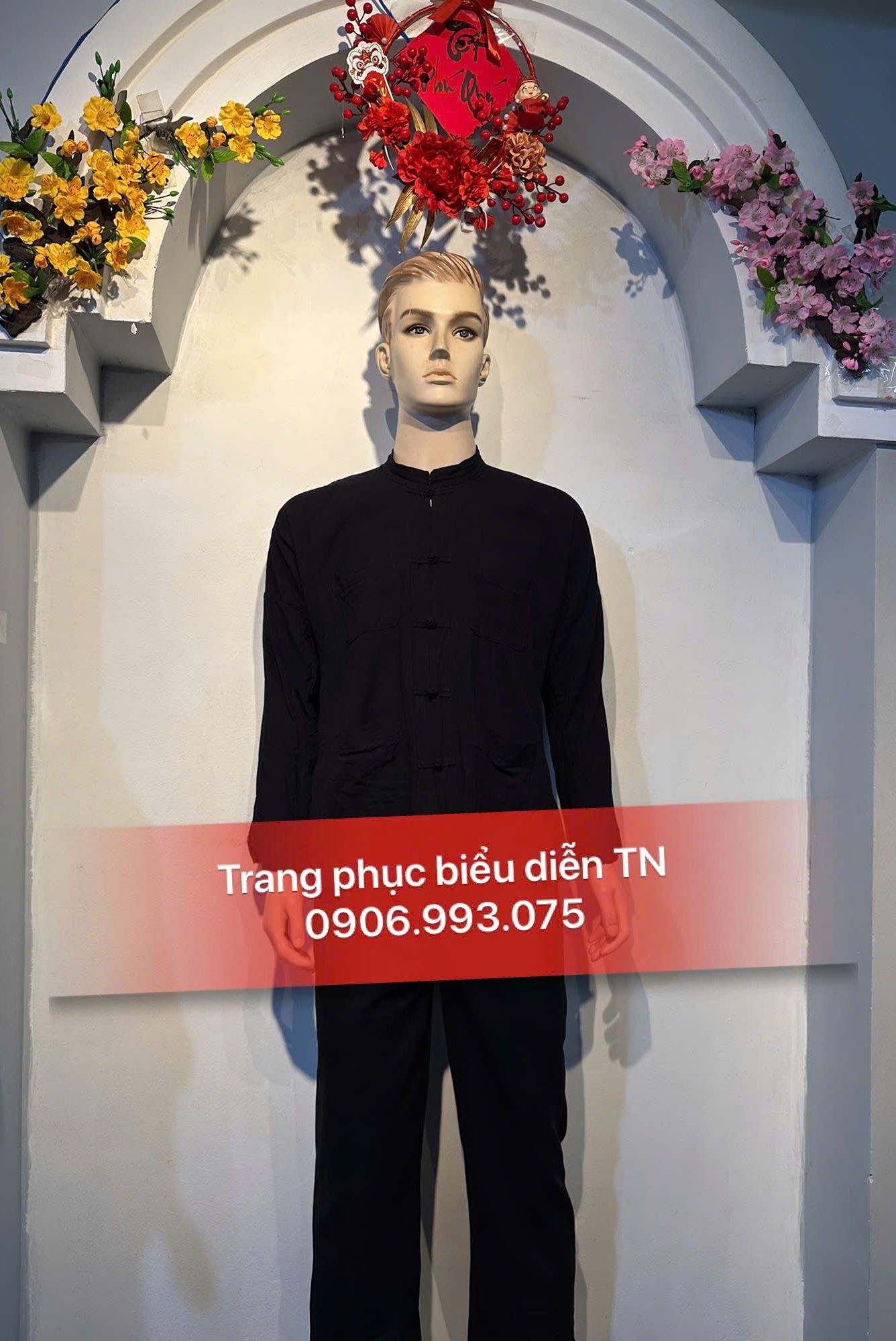 DT41A - Trang Phục Dân Tộc Tày Chàm Nam