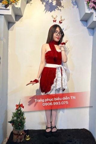  NE 02 - Trang phục Noel Nữ Đỏ Đô 