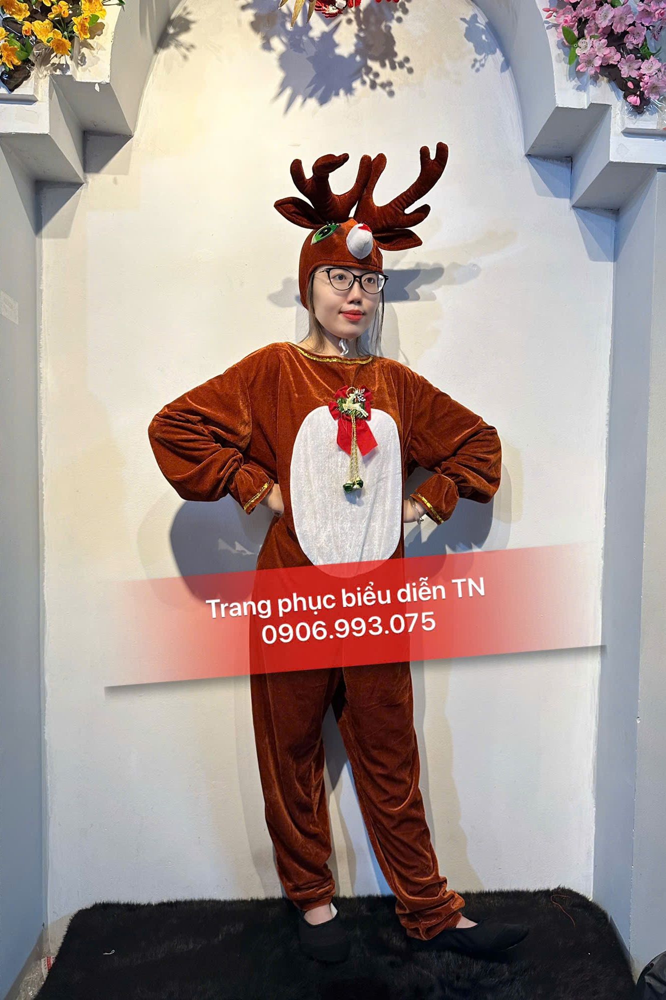 NE 12 - Trang Phục Tuần Lộc Nâu Đậm