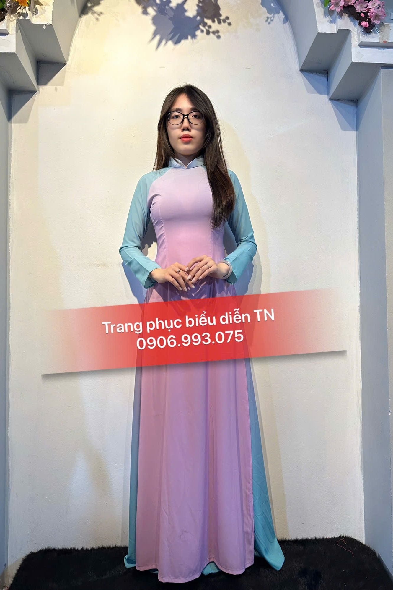 AD68 - Áo Dài Nữ Loang M2