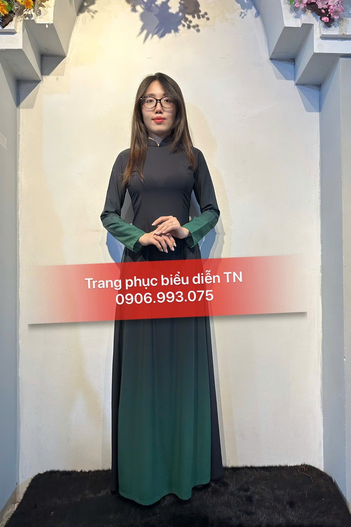 AD73 - Áo Dài Nữ Lụa Loang M6