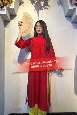  AD87 - Áo Dài Tơ Ánh Kim 4 Tà M2 