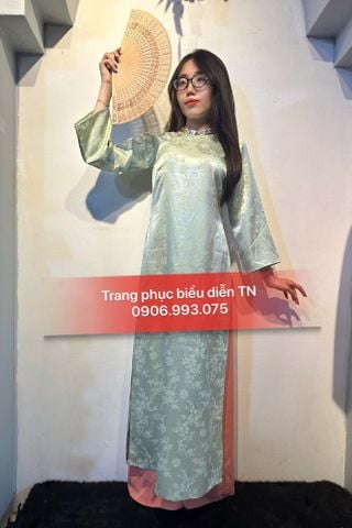  AD102 - Áo Dài Gấm Trúc Phom Suôn M3 