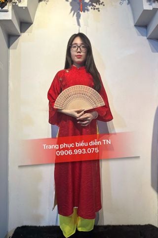  AD87 - Áo Dài Tơ Ánh Kim 4 Tà M2 