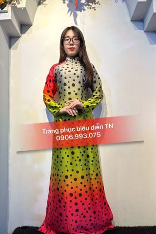  AD473 - Áo Dài Cô 3 Loang M3 
