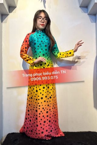  AD474 - Áo Dài Cô 3 Loang M4 