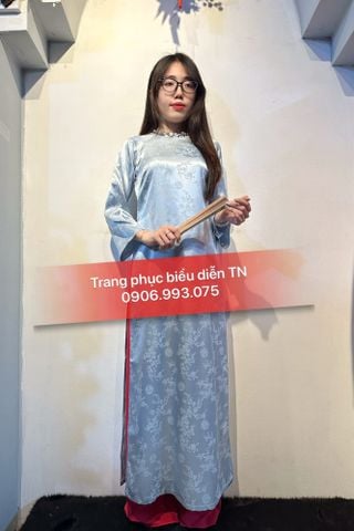  AD101 - Áo Dài Gấm Trúc Phom Suôn M2 