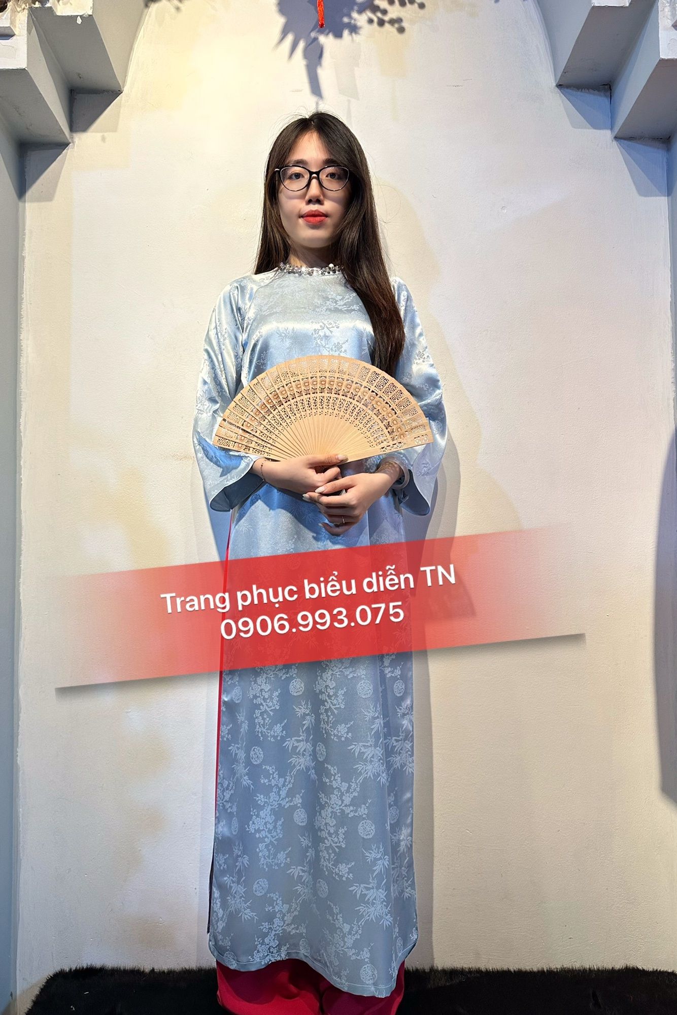 AD101 - Áo Dài Gấm Trúc Phom Suôn M2
