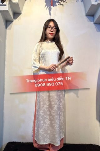  AD100 - Áo Dài Gấm Trúc Phom Suôn M1 