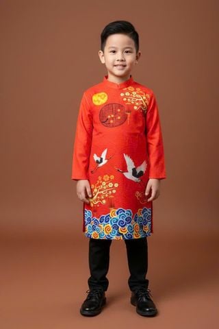 TE53 - Áo Dài Tết Bé Trai 
