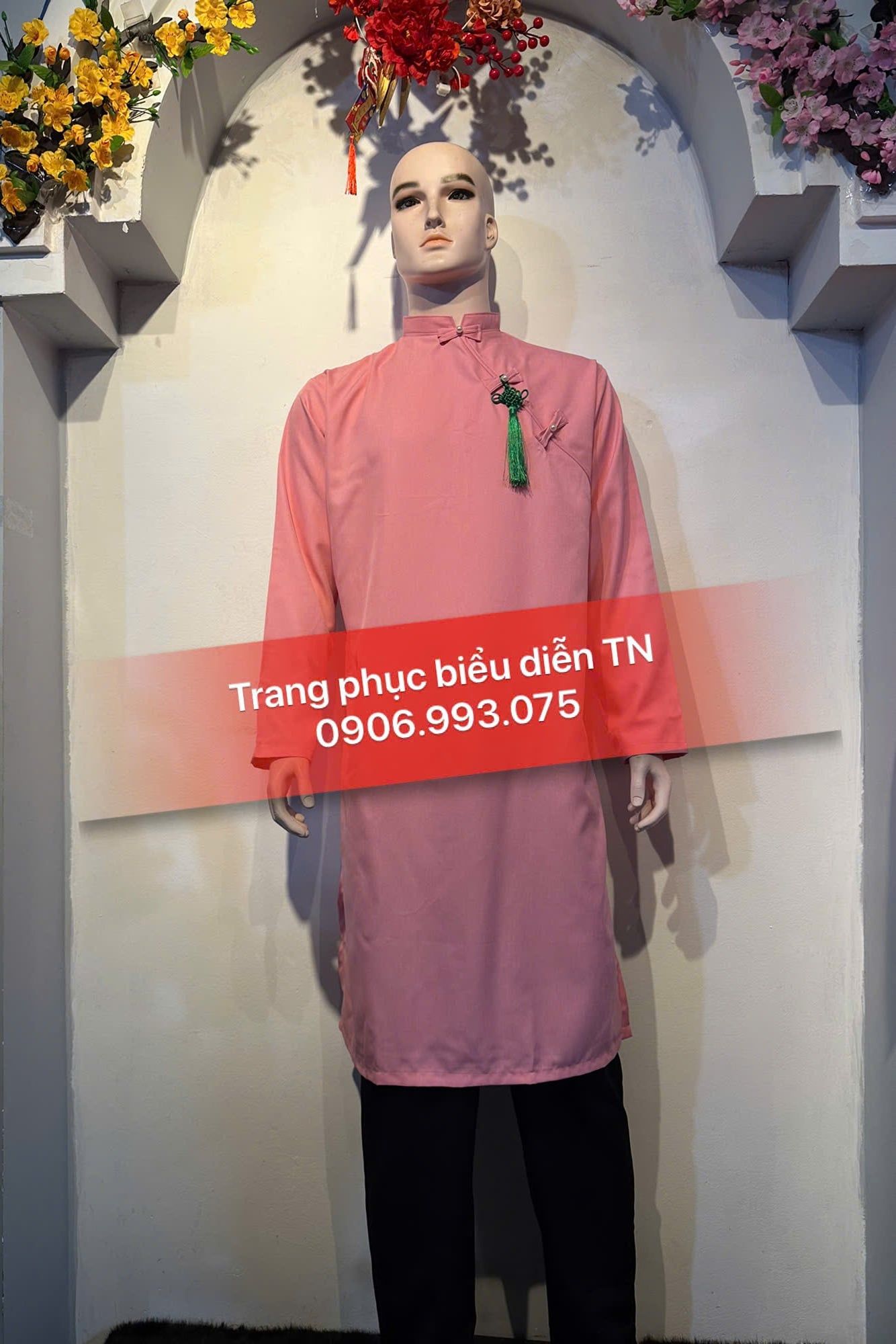 AD88A - Áo Dài Cách Tân Nam Hồng