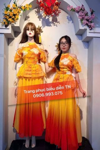  VM20 - Váy Múa Vàng Loang 