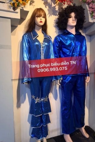  Trang phục Disco Nữ Xanh Coban 