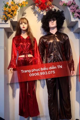 Trang phục Disco Nữ Đỏ Nam Vàng Đồng 
