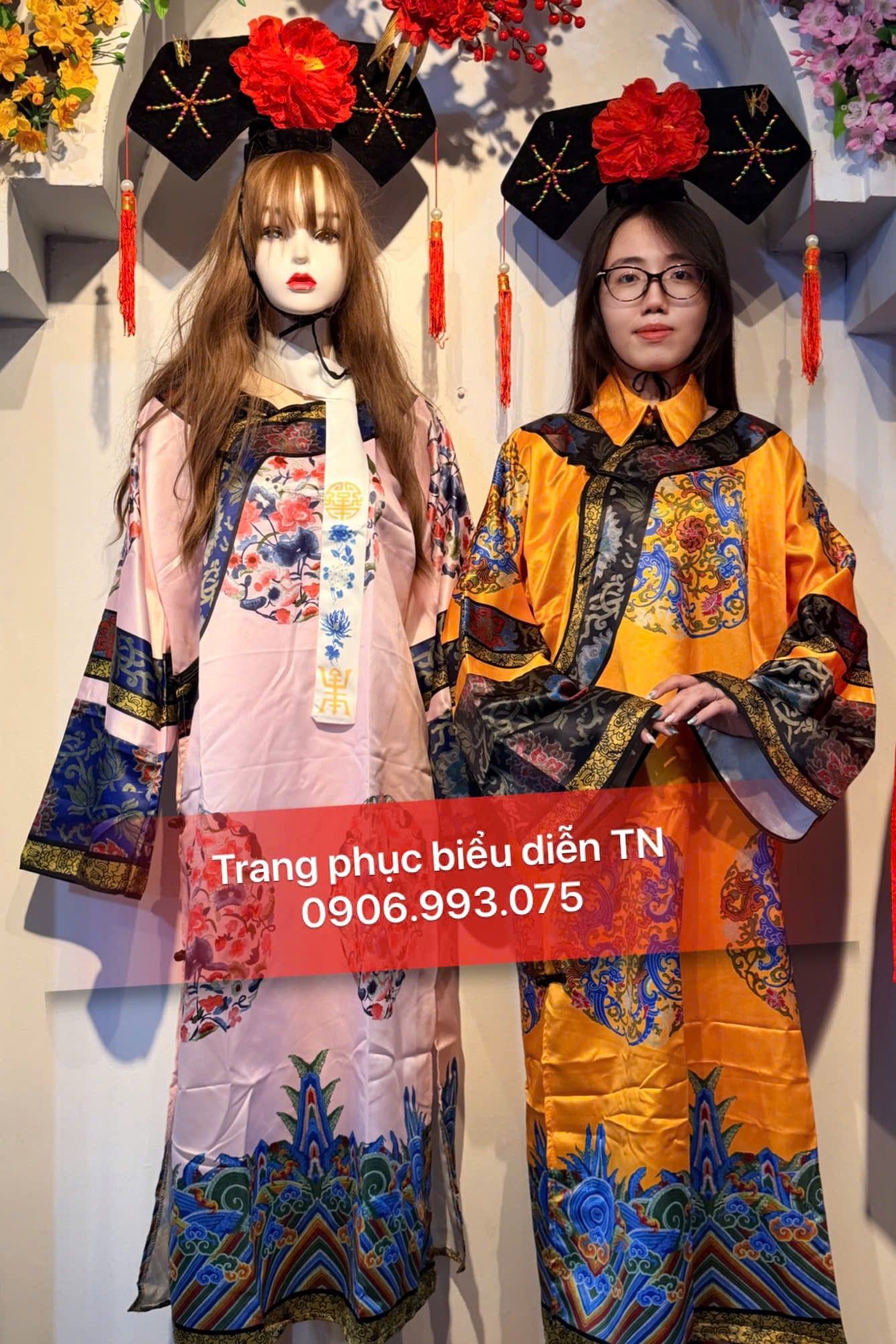 HCCC 01 - Trang Phục Hoàng Châu/Hoàng Hậu  Nhà Thanh Vàng