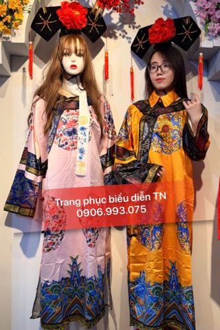 HCCC 01 - Trang Phục Hoàng Châu/Hoàng Hậu  Nhà Thanh Vàng 