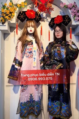  HCCC 05 - Trang Phục Hoàng Châu/Quý Phi Nhà Thanh Đen 