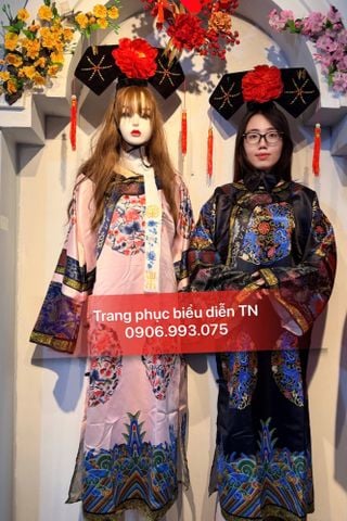  HCCC 05 - Trang Phục Hoàng Châu/Quý Phi Nhà Thanh Đen 