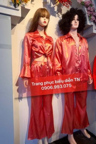  Trang Phục Disco Nam Nữ Hồng Dâu 