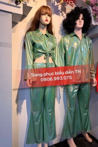  Trang Phục Disco Nam Nữ Xanh Lá M2 