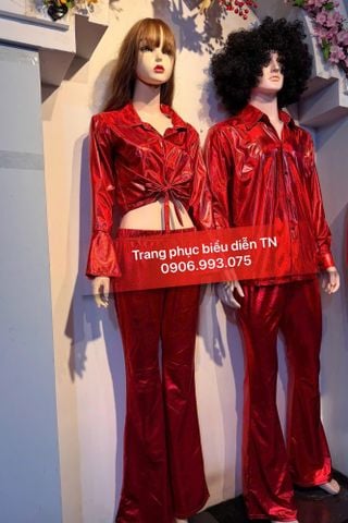  Trang Phục Disco Nam Nữ Đỏ 