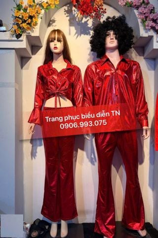  Trang Phục Disco Nam Nữ Đỏ 