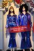 Trang Phục Disco Nam Nữ Xanh Tím M1