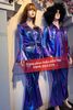 Trang Phục Disco Nam Nữ Xanh Tím M1