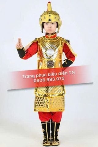  GT01 - Trang Phục Tướng Vàng Lót Đỏ 