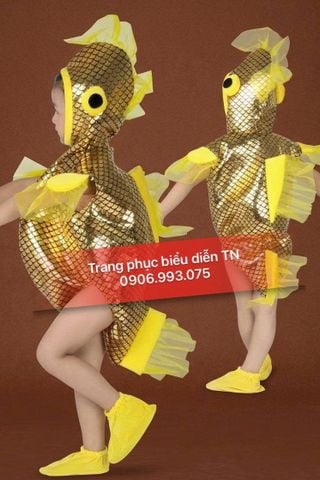  TE62 - Trang Phục Hóa Trang Cá Vàng/Cá Bảy Màu 