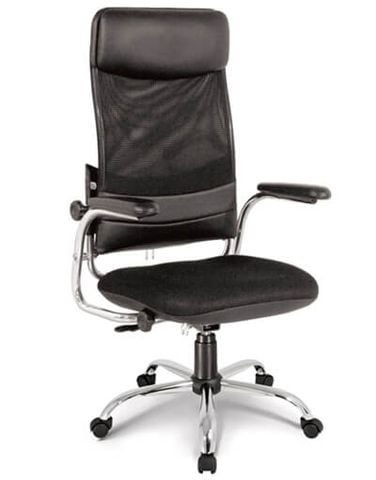 Ghế Công Thái Học chân thép mạ GX207B-M