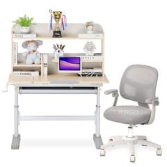 Bộ bàn học thông minh gỗ tự nhiên iSmart Q100