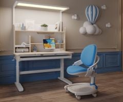 Bộ bàn học thông minh gỗ tự nhiên iSmart A12