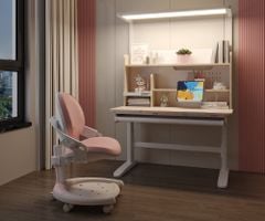 Bộ bàn học thông minh gỗ tự nhiên iSmart A12
