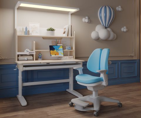  Bộ bàn học thông minh gỗ tự nhiên iSmart A12 