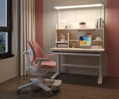 Bộ bàn học thông minh gỗ tự nhiên iSmart A12