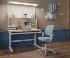 Bộ bàn học thông minh gỗ tự nhiên iSmart A12