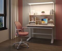Bộ bàn học thông minh gỗ tự nhiên iSmart A12